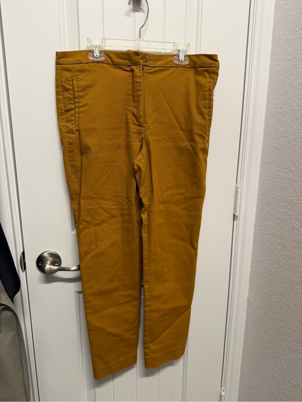 Worthington Mustard Yellow Straight Leg Pants